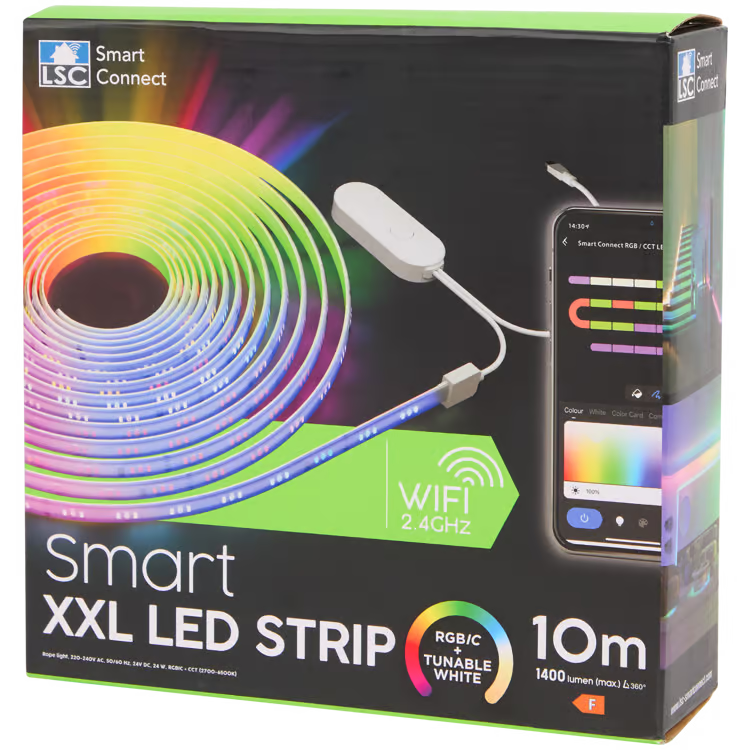 LSC Smart Connect 10 meter XXL-LED-Stripe 3202086 LSC Smart Connect 10 meter XXL-LED-Stripe 3202086