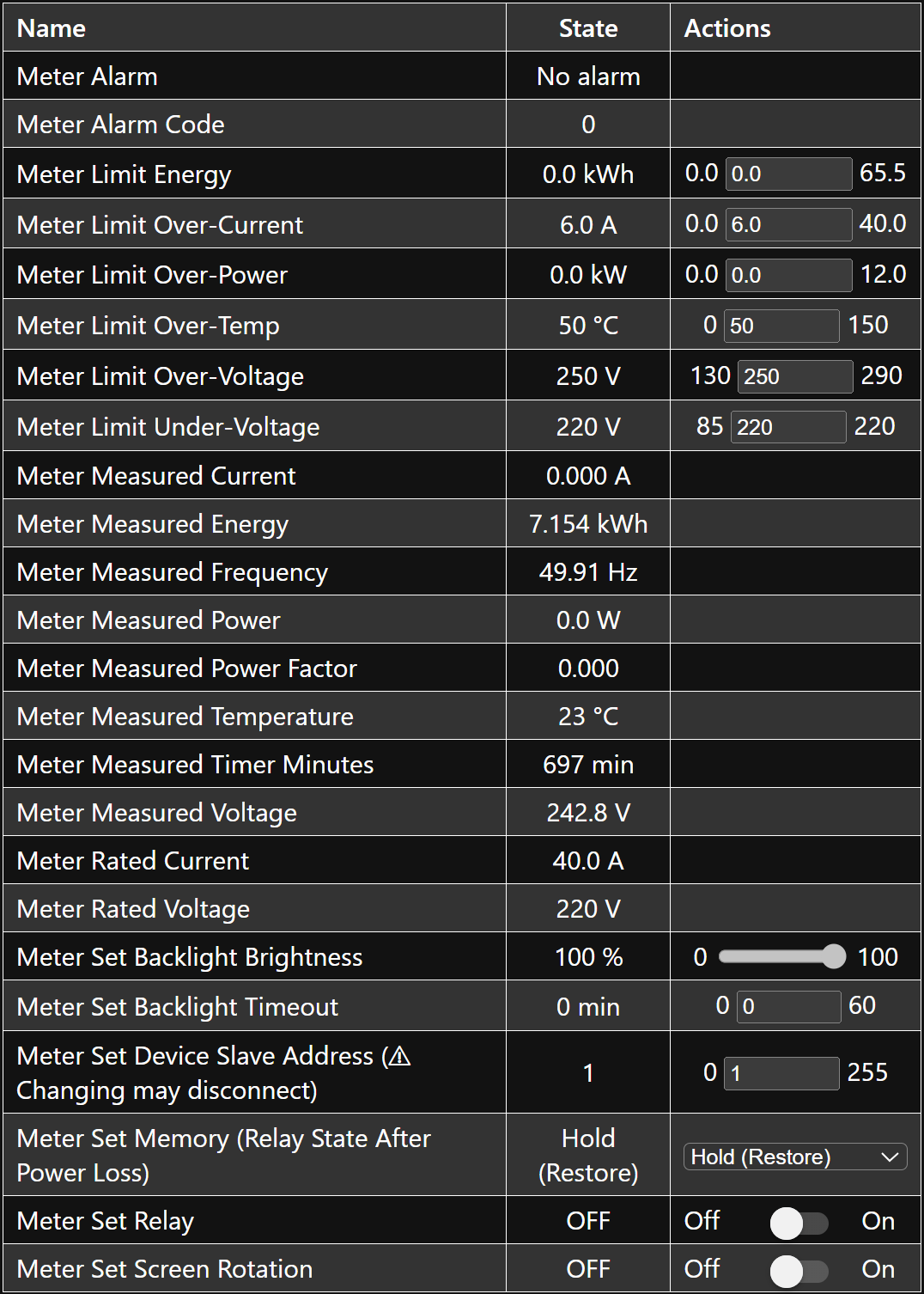 KWS-303L Energy Meter in ESPHome KWS-303L Energy Meter in ESPHome"